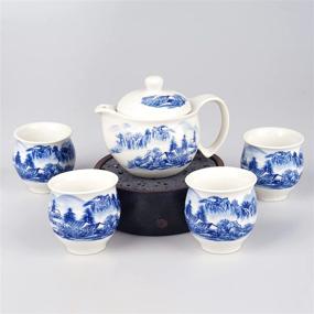 img 4 attached to 🍵 Versatile Removable Infuser Porcelain: Resistant to Heat, Perfect for Chinese Tea!