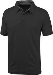 img 3 attached to 👕 ZITY Mens Polo Shirt: Stay Cool and Stylish with Sweat-Wicking Short Sleeve T-Shirt for Sports, Golf, and Tennis