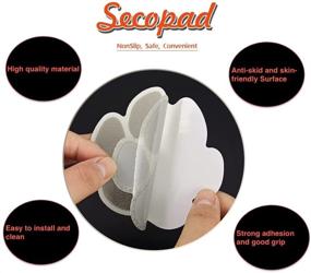 img 3 attached to Secopad Non-Slip Bathtub Stickers: 20 Large PCS Safety Treads for Bathroom Showers - Adhesive Decals with Scraper