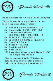 img 1 attached to 🐼 Panda Bluetooth 4.0 USB Nano Adapter for Windows & Linux - Compatible with XP/Vista/7/8/8.1/10, Mint, Ubuntu, Fedora, openSUSE, Lubuntu, Zorin, BackTrack5 R3, Kali Linux, Raspbian Wheezy, and OpenELEC