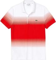 lacoste short sleeve regular corrida men's clothing in shirts logo