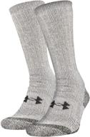 🧦 adult hitch coldgear boot socks by under armour - pack of 2 logo