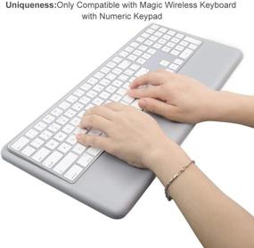 img 3 attached to Keyboard Ergonomic Compatible Wireless Silicone Computer Accessories & Peripherals