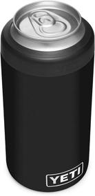 img 4 attached to 🥤 YETI Rambler 16 oz. Colster Tall Can Insulator - Ideal for Tallboys &amp; 16 oz. Cans, in Sleek Black