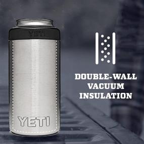 img 2 attached to 🥤 YETI Rambler 16 oz. Colster Tall Can Insulator - Ideal for Tallboys &amp; 16 oz. Cans, in Sleek Black