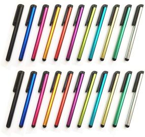 img 4 attached to 🖊️ 22-Pack Formvan Stylus Pen Set for Universal Touch Screens Devices – Multicolored Capacitive Stylus for iPad, iPhone, Samsung, Kindle, Tablet