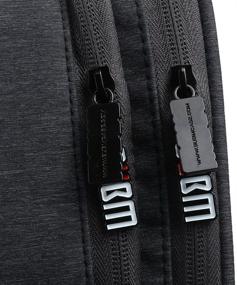 img 1 attached to 🔌 BUBM 3Pcs/Set Cable Organizer Bag for Travel - Keep Your Gadgets & Accessories Tidy!