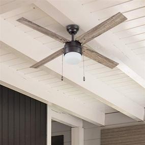 img 3 attached to 🌀 Portage Bay 51450 Chism Ceiling Fan: Stylish 52" Bronze Fan with Powerful Airflow