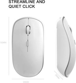 img 1 attached to 🖥️ J JOYACCESS Wireless Keyboard and Mouse: Sleek USB Slim Design for iMac, Mac, PC, and More!