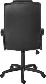 img 2 attached to 🪑 Premium Black LeatherPlus High Back Chair by Boss Office Products - Ultimate Executive Comfort