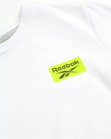 img 3 attached to Мальчический тренировочный костюм из фиксированного флиса Reebok.