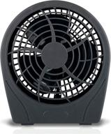 🌬️ optimus f-0622: high-performance 6-inch 2-speed personal fan in charcoal логотип