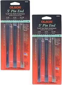 img 1 attached to 🔍 Enhanced SEO: Olson FR49501 Pin-End Scroll Saw Blade (36-Pack)