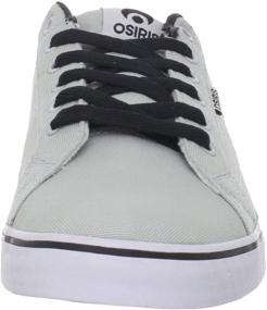 img 3 attached to Men's Black White Suede Osiris Skate Shoes