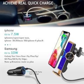 img 2 attached to Wireless Auto Clamping Charging IPhone11 11ProMax Portable Audio & Video