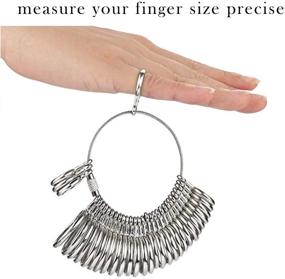 img 2 attached to Accurate LUUFAN Ring Sizer Measuring Tool Set for Precise Jewelry Making Finger Sizing and Zooming In/Out