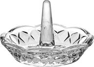 💍 barski - cut crystal - ring holder - 3.25" tall - european craftsmanship логотип