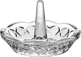 img 4 attached to 💍 Barski - Cut Crystal - Ring Holder - 3.25" Tall - European Craftsmanship