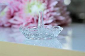 img 1 attached to 💍 Barski - Cut Crystal - Ring Holder - 3.25" Tall - European Craftsmanship