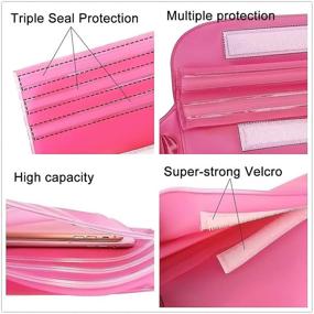 img 2 attached to 🏖️ YEFFO Waterproof Pouch (2 Pack) with Adjustable Waist Strap - Keep Phone Wallet Safe and Dry in Boating, Swimming, Kayaking, Beach Water Parks - Men & Women Dry Bag Water Resistant