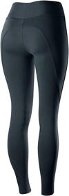 img 1 attached to Horze Juliet Womens Tights Knee Patch Sports & Fitness and Team Sports