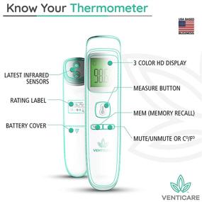 img 1 attached to Infrared Thermometer Thermometer Touchless Venticare