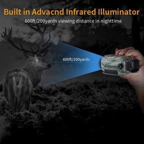 img 2 attached to 🌑 BOBLOV P4 Night Vision Monoculars: 8GB Card, 5X Digital Zoom, Infrared Scope for Hunting & Nature Observation (Black/Green)