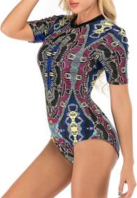 img 3 attached to Century Star Swimsuit Athletic Swimwear Women's Clothing for Swimsuits & Cover Ups