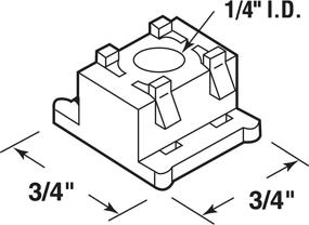 img 1 attached to Prime Line MP6948 Bi Fold Closet 4 Pack