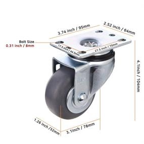 img 2 attached to 🦖 T REX CASTER - Plastic Casters with High Capacity