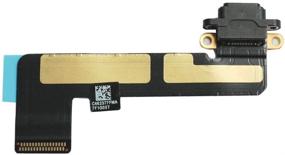 img 1 attached to 💻 Black iPad Mini Charging Port Flex Cable Replacement - Fix Cracked
