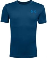 удобная и стильная футболка с коротким рукавом under armour для мальчиков логотип