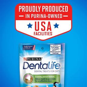 img 1 attached to 🐱 Purina DentaLife Made in USA Cat Dental Treats - Tasty Chicken Flavor - (10) 1.8 oz. Pouches: Review and Benefits