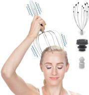 💆 revitalize your scalp with the updated daiwa felicity 5-in-1 electric vibrating head scalp massager set (2019 edition) logo