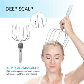 img 1 attached to 💆 Revitalize Your Scalp with the Updated Daiwa Felicity 5-in-1 Electric Vibrating Head Scalp Massager Set (2019 Edition)