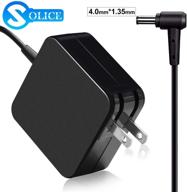solice laptop power ac adapter charger for asus zenbook ux305 ux21a ux32a series taichi 21 31 asus transformer book flip t300la tp300la - 19v 2.37a 45w - compatible with adp-45aw a - connector: 4.01.35mm logo