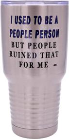 img 4 attached to Sarcastic People Person Tumbler Insulated