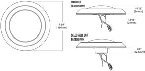 img 2 attached to Halo BLD606930WHR Integrated Recessed Compliant