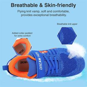 img 1 attached to 🏃 Performance-Packed Lightweight Breathable Running Sneakers: Casual Boys' Outdoor Shoes