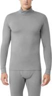 👕 lapasa heatgen long sleeve shirt for men - cold weather baselayer, crew neck & turtle neck thermal top (m84/m104) logo