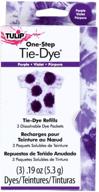 🌷 комплект для покраски методом "один шаг" тюльпан - яркий фиолетовый орнамент в технике "тай дай" для легкого создания своих руками логотип