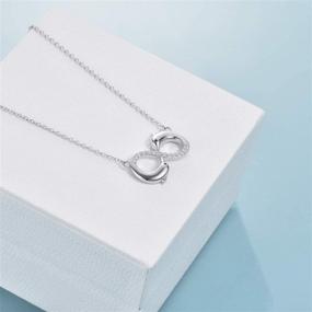 img 2 attached to 🐾 POPLYKE Mother's Day Gifts: 925 Sterling Silver Animal Necklace for Mom - Women's Jewelry Gift from Daughter