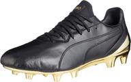 puma mens platinum football black men's shoes for athletic logo