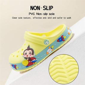 img 2 attached to 👟 Lightweight Children Boys' Anti-Slip Toddlers Slipper Shoes