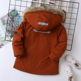 img 2 attached to Winter Jacket Windbreaker Fashion Puffer Boys' Clothing