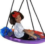 ultimate outdoor round tree swing for kids: endless fun and adventure! logo