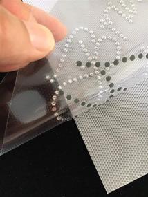 img 1 attached to 💎 Dazzling Hearts: Clear Rhinestone Hotfix Transfer for Sparkling Designs