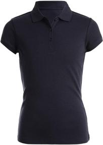 img 3 attached to 👚 Nautica Girls' School Uniform Short Sleeve Pique Polo - Stylish and Comfortable