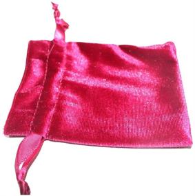 img 3 attached to 🎁 8PCS Soft Jewelry Bags: Flannel Luxury with Velvet Drawstring - Cute & Versatile Gift Bags for Candy, Wedding, and More