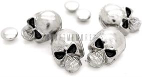 img 3 attached to SK02 Skull Rivets: Stylish Metal Ghost Skull Rapid Rivets for Leathercraft